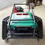 実演機　ラジコン草刈機　