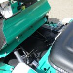 乗用モアー　実演機