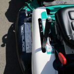 乗用モアー　実演機