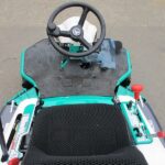 乗用モアー　実演機
