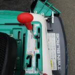 乗用モアー　実演機